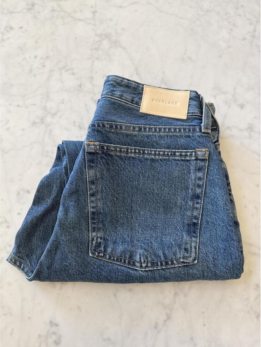 Everlane The Curvy '90s Cheeky Straight Jean High Rise Ankle 27